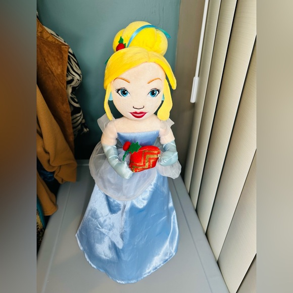 Disney Cinderella Plush Holiday Greeter 19 Inches - Picture 2 of 8